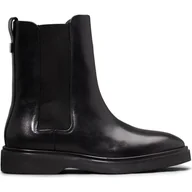 Botki damskie - Calvin Klein Skórzane sztyblety CHELSEA - miniaturka - grafika 1