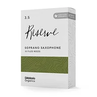 Akcesoria do instrumentów dętych - D'Addario Organic Resrezerwa soprano saksofon - Rury saksofonowe - Pierwsza i jedyna bio-trzcina - 3,5 siła 10 szt. w opakowaniu - miniaturka - grafika 1
