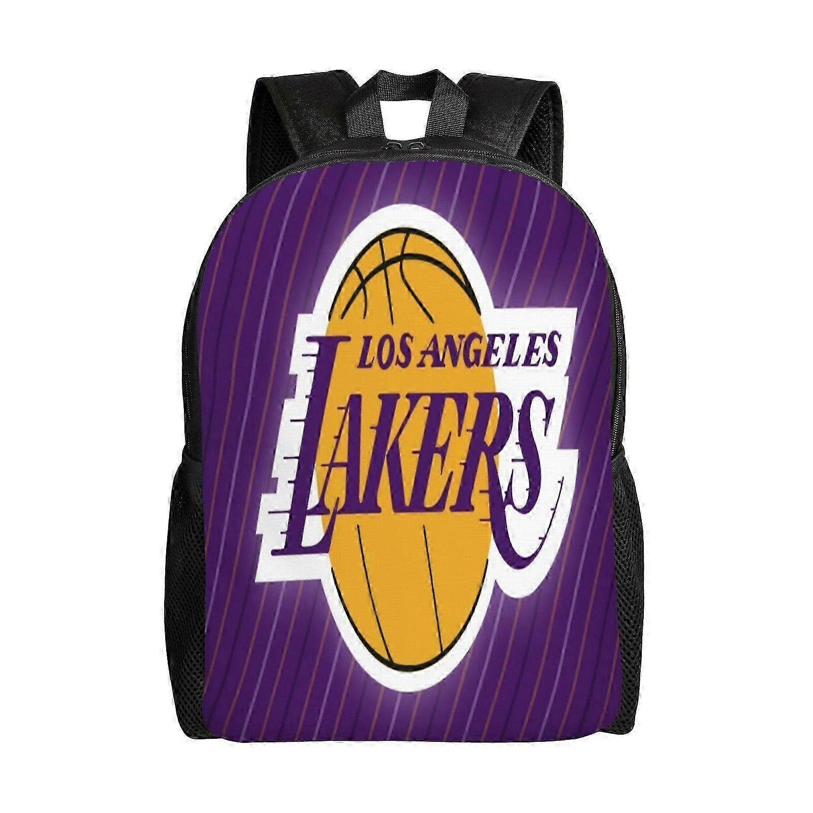 2025 z82 Lebron James w Los Angeles Lakers Mundurowy plecak do codziennego użytku, lekki i stylowy tornister, wodoodporna torba na książki do szkoł...