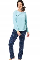 Piżamy damskie - KEY PIŻAMA DAMSKA LNS 535 B24 XL GRANATOWO-NIEBIESKI - miniaturka - grafika 1