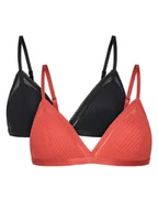 Biustonosze - Dorina Komplet 2 biustonoszy braletek Lamina FXBR0048LA077 2X0464 Kolorowy - miniaturka - grafika 1