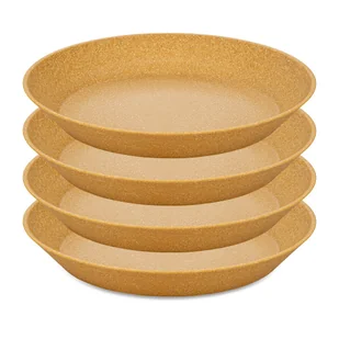 Koziol Talerze głębokie Connect Organic Nature w kolorze drewna 4 szt. 7143702 - Talerze - miniaturka - grafika 2