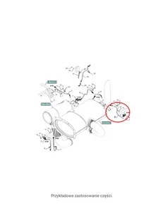 NEW HOLLAND CASE Czujnik wydechu CNH 84422747 - 12V 5 PIN 84422747 - Części i akcesoria do maszyn rolniczych - miniaturka - grafika 1