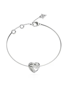 Guess Bransoletka JUBB04 502JW Srebrny - Bransoletki - miniaturka - grafika 1