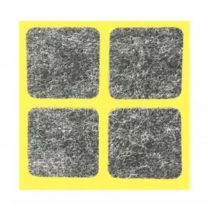 Samoprzylepne podkładki filcowe szare Premium grubość 6 mm 40 x 40 ANDPOL - Zawiasy, okucia i inne akcesoria - miniaturka - grafika 1
