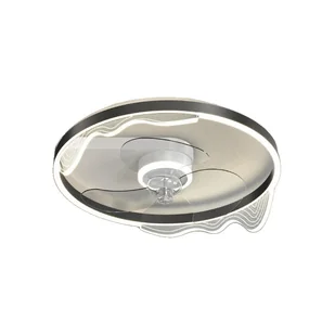 Wentylator sufitowy z oświetleniem, ściemnialny LED, nowoczesny design, A1, bezstopniowe ściemnianie - Wentylatory sufitowe - miniaturka - grafika 1