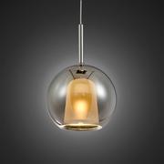 Lampy sufitowe - Altavola Design LAMPA wisząca EUFORIA LA064/P_20_chrom skandynawska OPRAWA szklany ZWIS kula ball chrom LA064/P_20_chrom - miniaturka - grafika 1