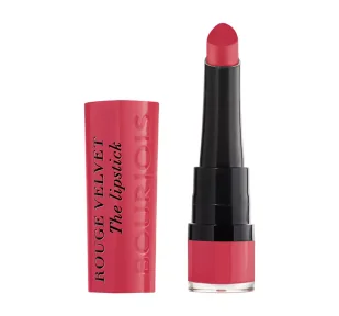 Bourjois Rouge Velvet The Lipstick, pomadka do ust 04 Hip Hip Pink, 2,4 g - Szminki - miniaturka - grafika 2