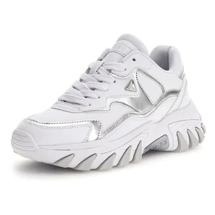 Damskie Sneakersy GUESS NOWAH FLTNOWELE12-WHISI – Biały - Sneakersy damskie - miniaturka - grafika 1