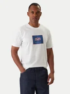 Koszulki męskie - Jack & Jones T-Shirt Jjrain Tee Ss Crew Neck 12288097 Biały Regular Fit - miniaturka - grafika 1