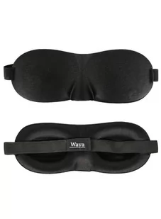 Maska opaska do spania Waya 3D Comfort - black - Akcesoria turystyczne - miniaturka - grafika 1