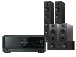 Kino domowe Yamaha RX-V6A (czarny) + Diva 6 + 3 + 7 (czarny) - Kino domowe - miniaturka - grafika 1