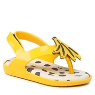 Sandały damskie - Sandały Melissa - Mini Melissa Sunny + Fabula Bb 33770 Yellow/Black AJ942 - miniaturka - grafika 1