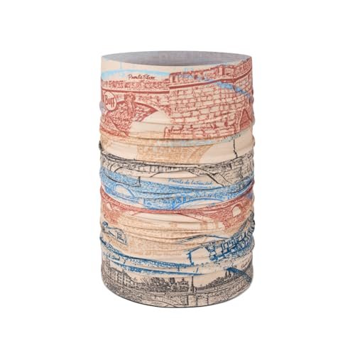 BUFF Komin Coolnet UV Elastyczna, Ochrona UPF50, Lekka, Elastyczna, Materiał Z Recyklingu, Sport, Lato One Size Biały