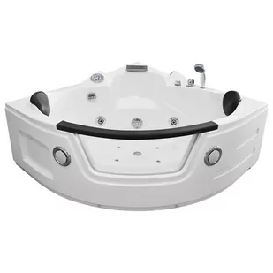 Wanna łazienkowa z hydromasażem Spa narożna 135x135 cm MO-0322 - Wanny z hydromasażem - miniaturka - grafika 1