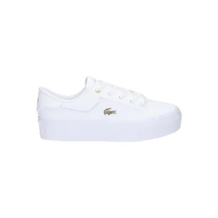 Tenisówki Lacoste Model Ziane Kolor Biały - Buty trekkingowe damskie - miniaturka - grafika 1