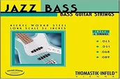 Struny gitarowe  - Thomastik Saiten für E-Bass Jazz Bass Serie Nickel Round Wound Roundcore Satz JR 344 4-string roundwound long scale 34" - miniaturka - grafika 1