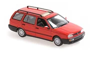 Samochody i pojazdy dla dzieci - Volkswagen Golf Variant 1997 Red 1:43 Minichamps - miniaturka - grafika 1