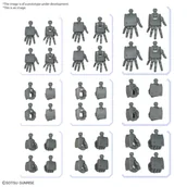 Figurki dla dzieci - Gundam - Option Parts Set Gunpla 3 (Build Hands Edge) - Model Kit - miniaturka - grafika 1