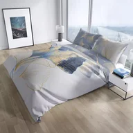 Pościel - Bawełniana pościel satyna Nobile Oliviera - 160 x 200 [cm] - miniaturka - grafika 1