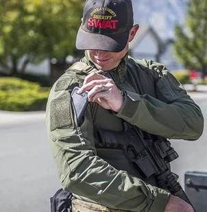 Helikon - Bluza MCDU Combat Shirt® - NyCo Ripstop - Czarna - BL-MCD-NR-01 - Odzież taktyczna i umundurowanie - miniaturka - grafika 6