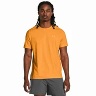 Koszulki sportowe męskie - Koszulka męska Under Armour LASER TEE Rozmiar: S / Kolor: pomarańczowy - miniaturka - grafika 1