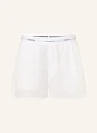Spodenki damskie - Calvin Klein Szorty Od Piżamy Cotton Poplin weiss - miniaturka - grafika 1
