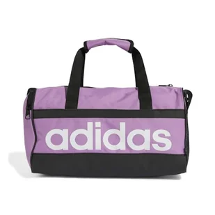 adidas Unisex's Essentials Linear torba sportowa, średnia, ulubiona fioletowa/biała, jeden rozmiar, Ulubiony fioletowy/biały, Rozmiar Uniwersalny - Torby sportowe - miniaturka - grafika 1
