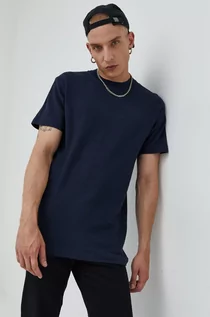 Koszulki męskie - Jack & Jones t-shirt bawełniany JORRIVERSIDE kolor granatowy z aplikacją - grafika 1