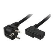 Kable komputerowe i do monitorów - Logilink Kabel zasilający Power Cord Schuko-C13 black2 m - CP103 - miniaturka - grafika 1
