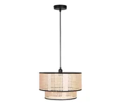 Lampy sufitowe - Żyrandol na lince TAKARA 1xE27/20W/230V śr. 40 cm beżowy - miniaturka - grafika 1