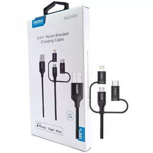 Apple Choetech 3W1 Kabel Usb-c Lightning Micro Usb - Kable USB - miniaturka - grafika 1