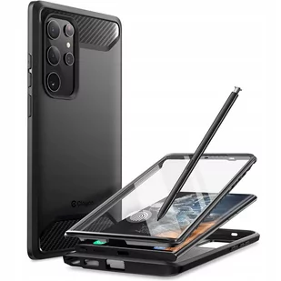 Supcase Etui Clayco Xenon do Samsung Galaxy S22 Ultra Czarny - Etui i futerały do telefonów - miniaturka - grafika 3