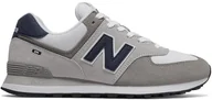 Sneakersy męskie - New Balance ML574EAG męskie sneakersy, szare, rozmiar 45 - miniaturka - grafika 1