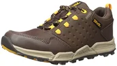 Buty dla chłopców - Teva Buty trekkingowe dla chłopców z niskim stanem, Brązowa czekolada żółty Cylw - 29.5 EU - miniaturka - grafika 1