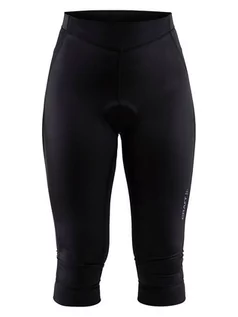 Spodnie sportowe damskie - Craft Legginsy kolarskie "Rise" w kolorze czarnym - grafika 1