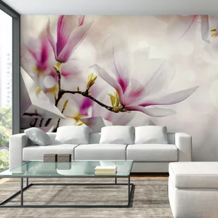 Fototapeta samoprzylepna - Subtelne magnolie - trzeci wariant (rozmiar 98x70) - Fototapety - miniaturka - grafika 1