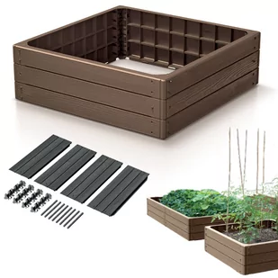 Rabata ogrodowa Base Woody 756x756 mm Grządka - Donice - miniaturka - grafika 1
