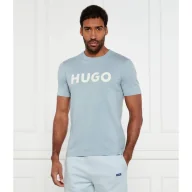 Koszulki męskie - HUGO T-shirt Dulivio Regular Fit - miniaturka - grafika 1