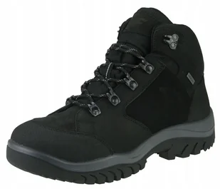 Buty TREKKINGOWE męskie 4F SKÓRZANE OBMH251 41 - Buty trekkingowe męskie - miniaturka - grafika 1
