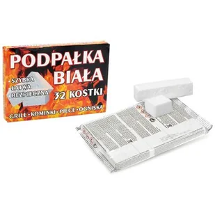 Podpałka biała 32 kostki Delfin - Rozpałki - miniaturka - grafika 1