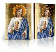 Ikony i obrazy sakralne - Ikona religijna Święta Barbara - miniaturka - grafika 1