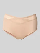 Majtki damskie - Figi z obszyciem z półprzezroczystej siateczki model ‘True’ - miniaturka - grafika 1