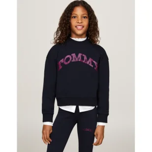 Tommy Hilfiger Bluza | Regular Fit - Bluzy dla dziewczynek - miniaturka - grafika 1