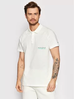 Koszulki męskie - Adidas Polo Sports Club HF4923 Biały Regular Fit - grafika 1