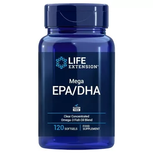 Suplement diety, LIFE EXTENSION Mega EPA/DHA EU (120 kaps.) - Witaminy i minerały Suplement diety, LIFE EXTENSION Mega EPA/DHA EU (120 kaps.) - Witaminy i minerały - miniaturka - grafika 1