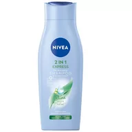 Szampony do włosów - Nivea Shampoo 2in1 Care Express 400 ML 81406 - miniaturka - grafika 1