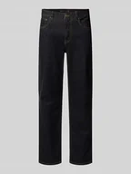 Spodnie męskie - Jeansy o kroju straight fit z mieszanki bawełny - miniaturka - grafika 1