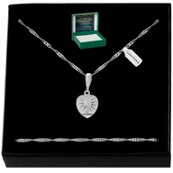 Biżuteria dla dzieci - SREBRNY NASZYJNIK MATKA BOSKA 925 PREZENT NA CHRZEST KOMUNIĘ+GRAWER GRATIS - miniaturka - grafika 1