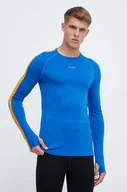 Bielizna sportowa męska - Icebreaker longsleeve funkcyjny ZoneKnit 200 kolor niebieski - miniaturka - grafika 1
